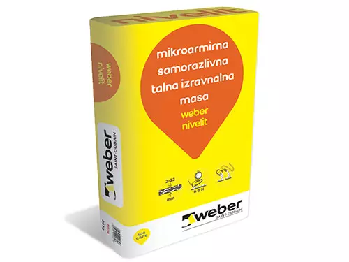 Weber Nivelit - Samorazlivna talna izravnalna masa - izravnavanje tal