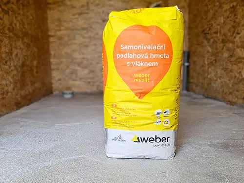 mikroarmirana notranja samorazlivna talna izravnalna masa - weber nivelit